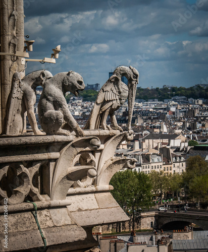 Gorgoyles of Notre Dame de Paris