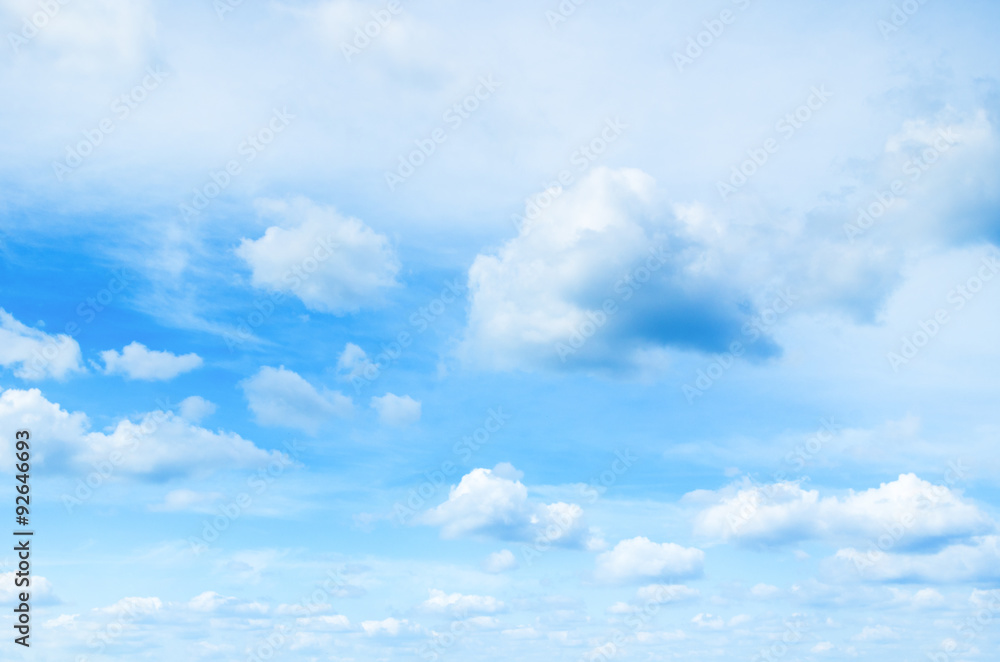 Sky with clouds