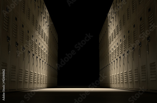 фотографія School Locker Corridor