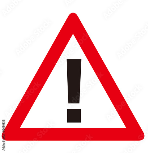 warning sign Vector