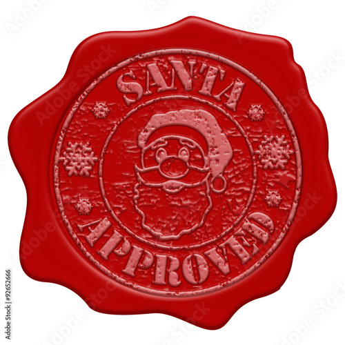 Santa approved wax seal