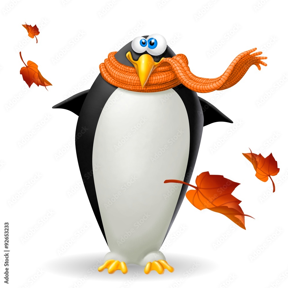 Obraz premium pinguino autunnale