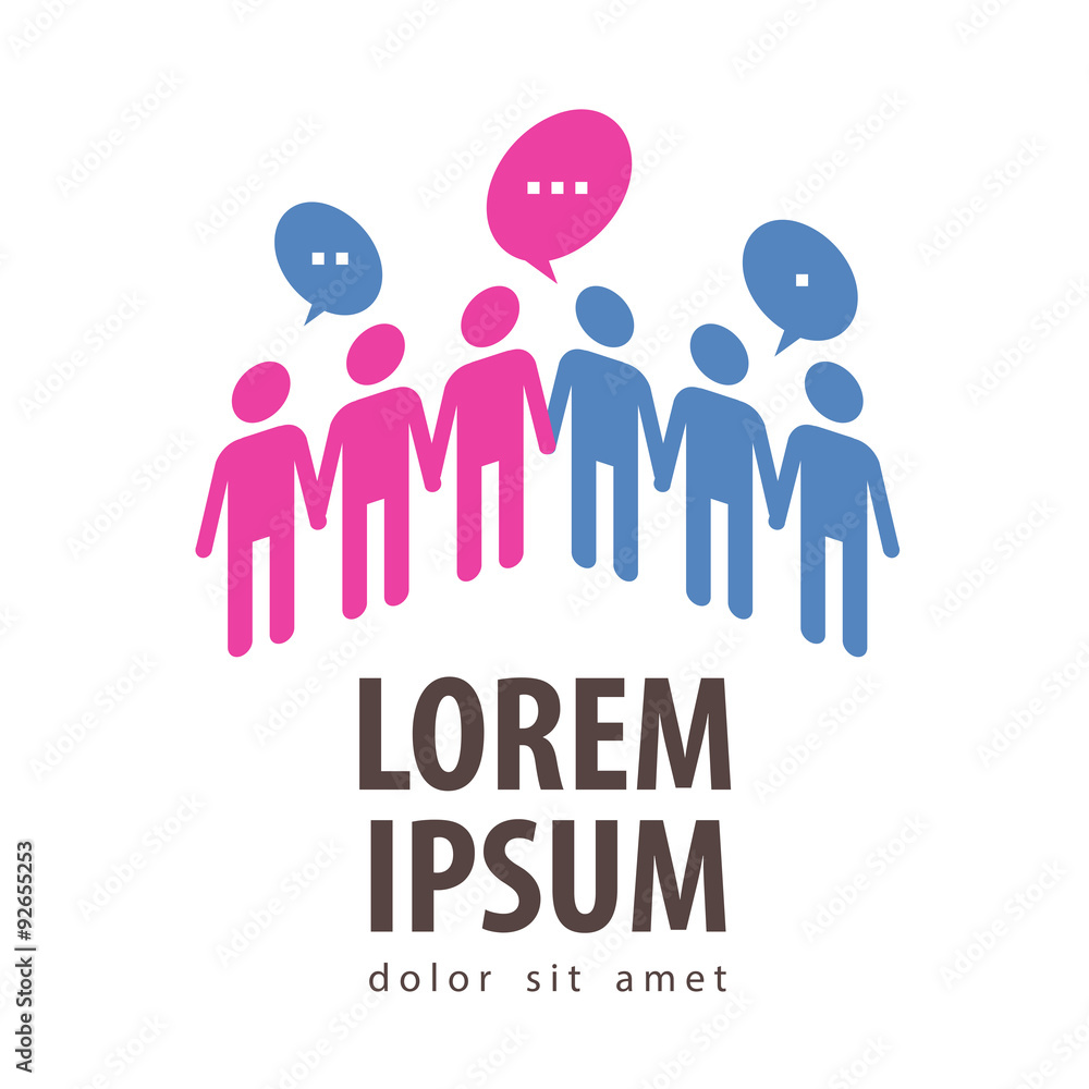 communication vector logo design template. chat or dialogue icon communication vector logo design template. chat or dialogue icon
