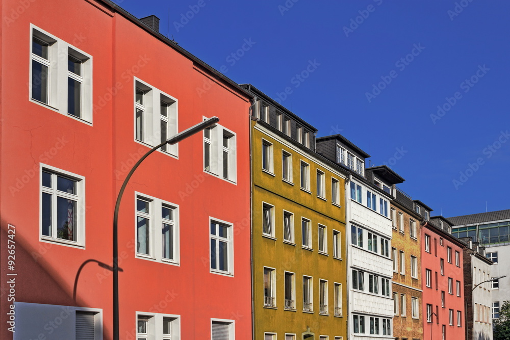 Häuserzeile in Dortmund