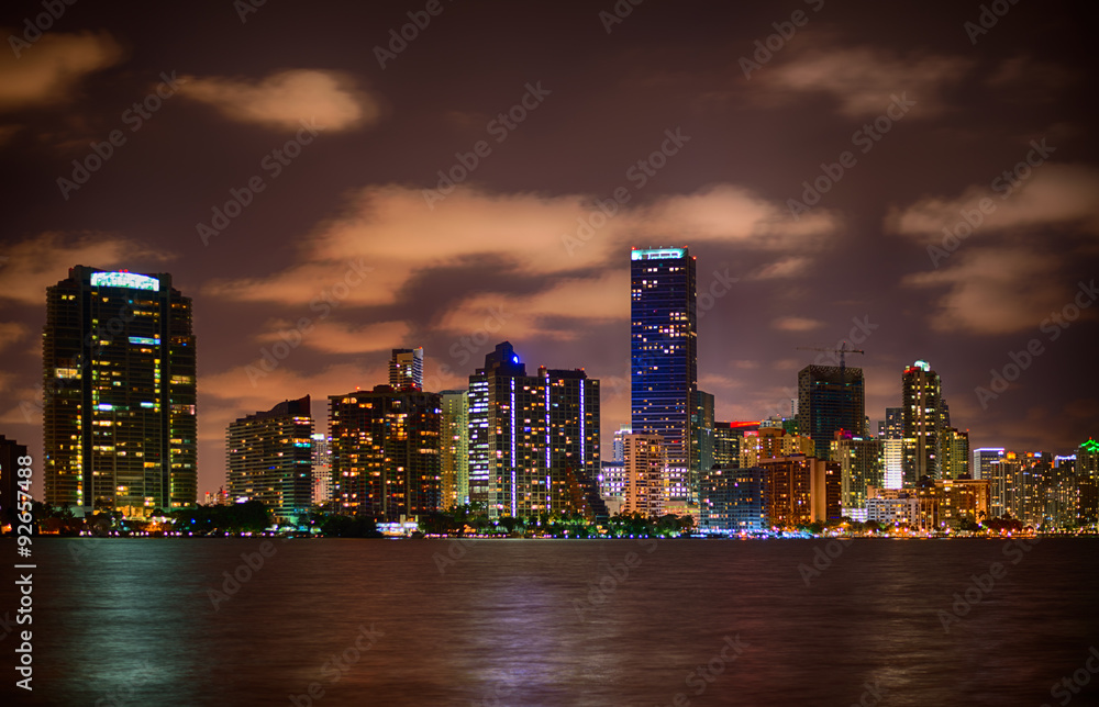 Fototapeta premium Miami at night
