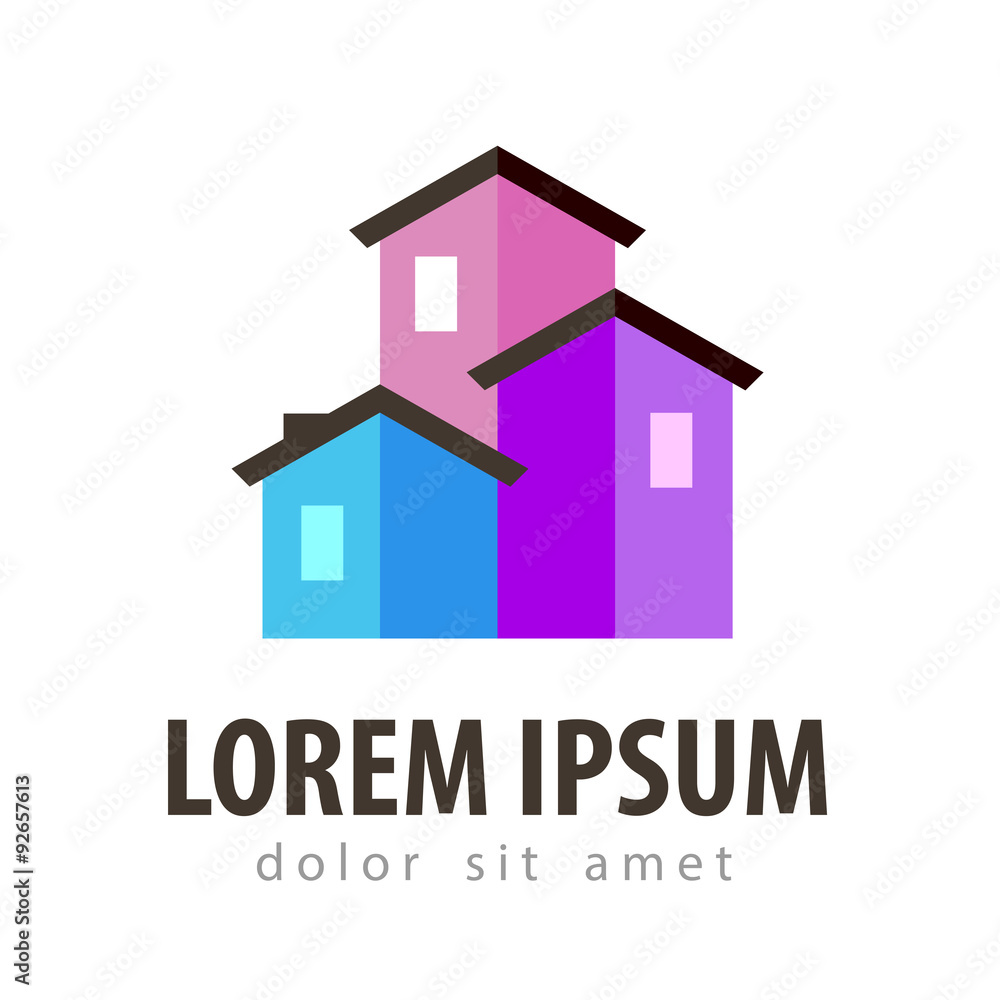 Fototapeta premium house vector logo design template. building or dwelling icon