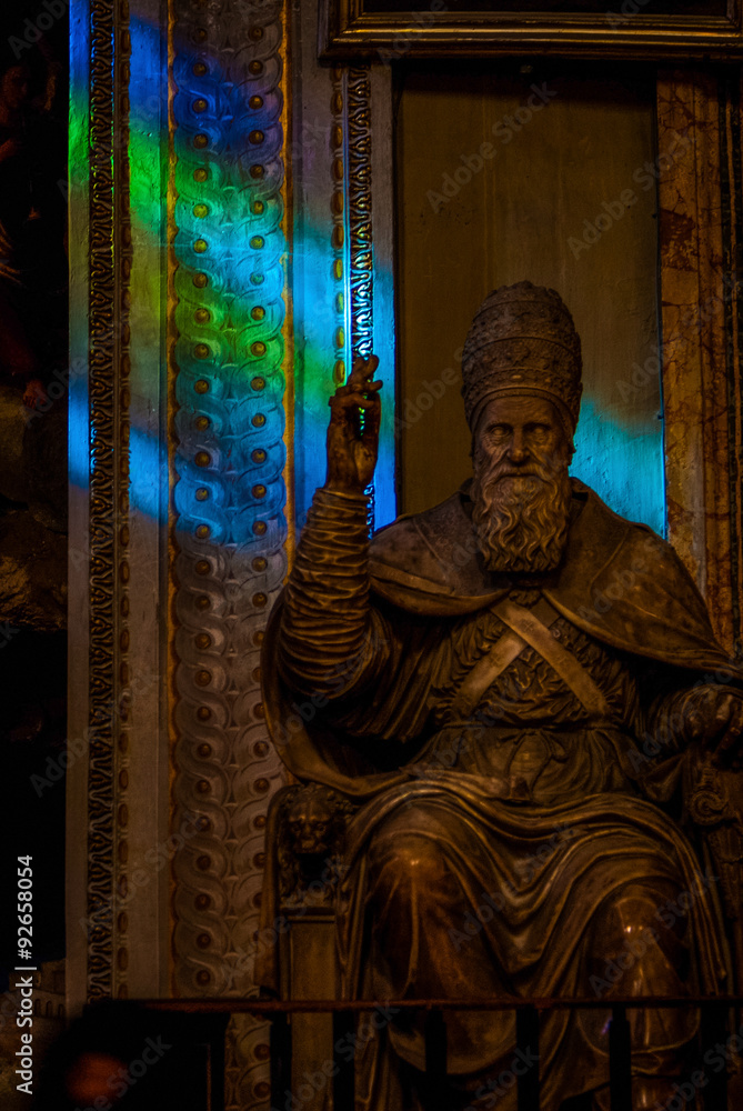 Fototapeta premium Sculpture of a saint