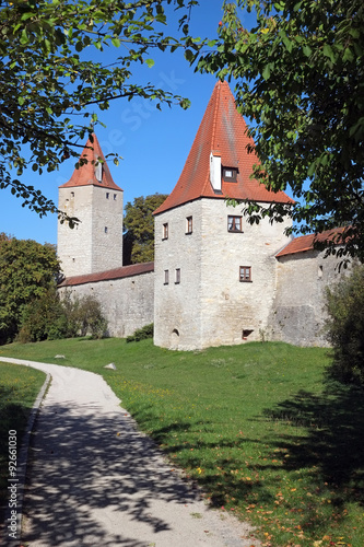 Stadtmauer in Berching