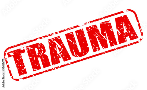 TRAUMA red stamp text