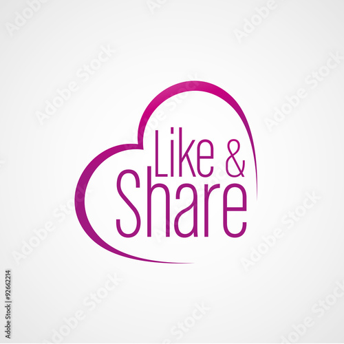 like and share
