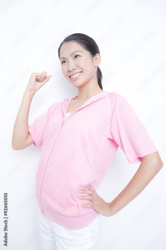 エクササイズイメージ 若い女性 エクササイズイメージ 若い女性
