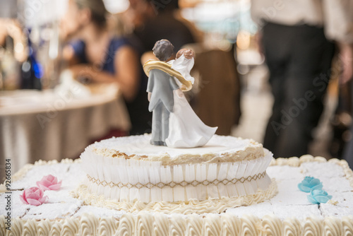 top cake in a wedding cake photo