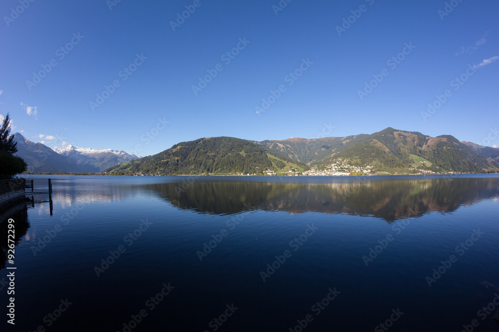 View To Zell Am See Lake Zell & Kitzsteinhorn