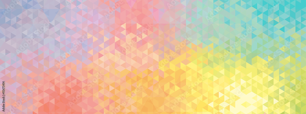 Abstract geometric banner Abstract geometric banner