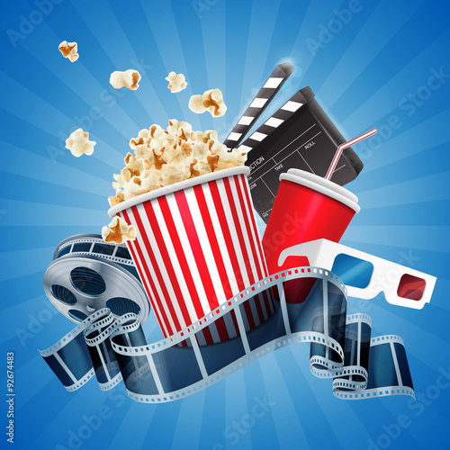 movie reel with tape