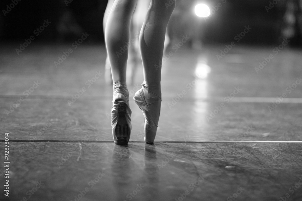 Naklejka premium Czysta gracja klasycznego baletu