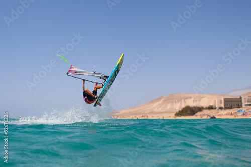 Windsurf Action Freestyle Wasser