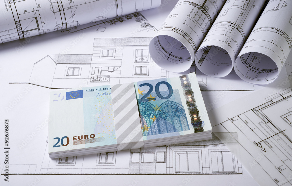 Architecture plans with money Architecture plans with money