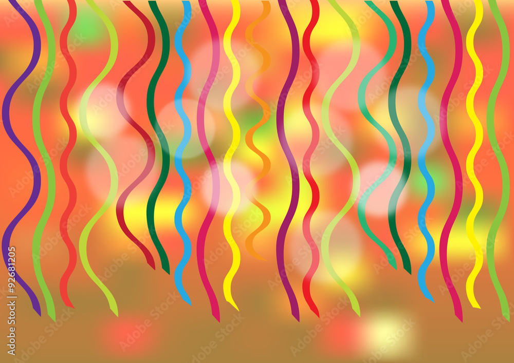 abstract background with confetti
