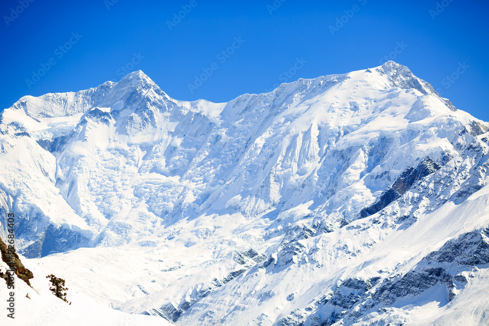 Mountain inspirational landscape, Annapurna range Nepal