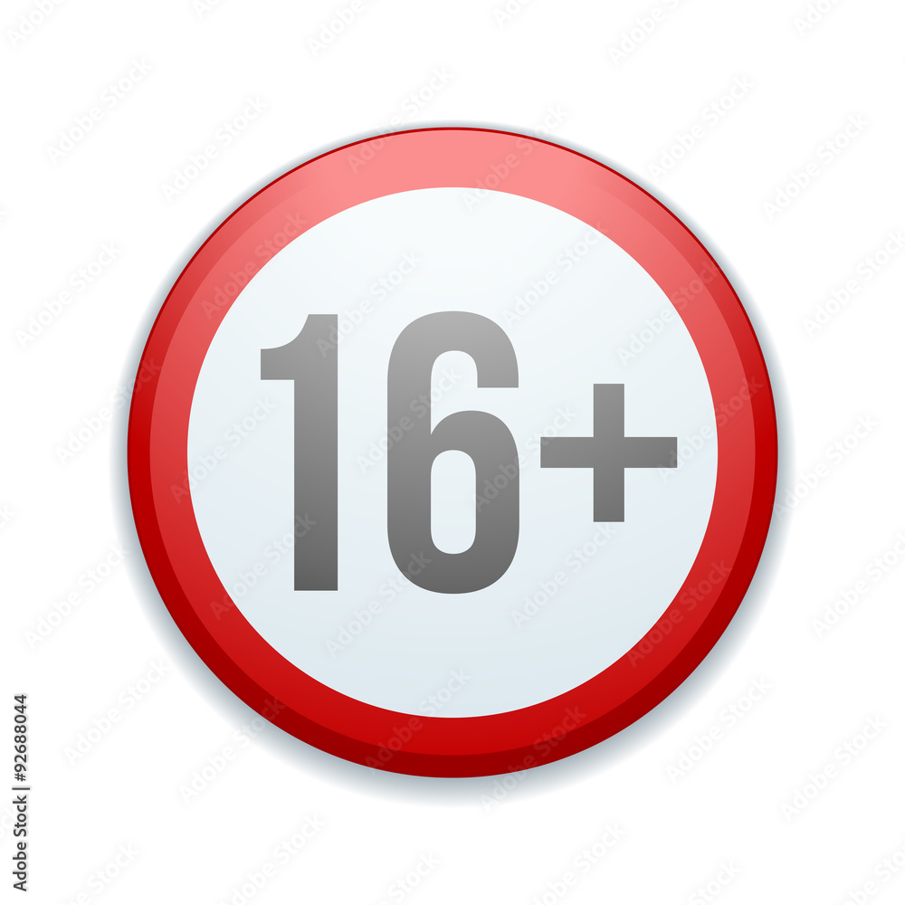 16 plus sign 16 plus sign