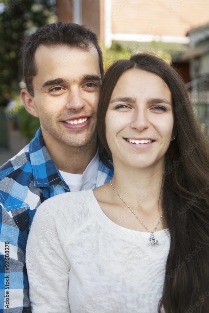 Fototapeta premium Young happy couple