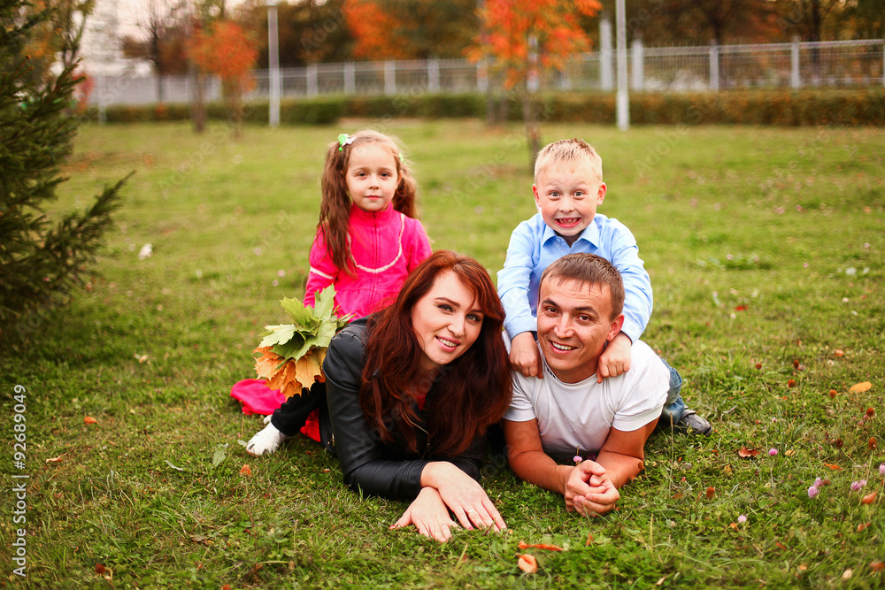 Fototapeta premium Family.