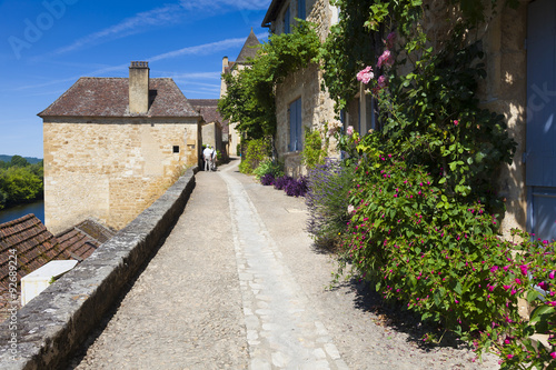 View of Beynac-et-Cazenac  Dordogne  Aquitaine  France