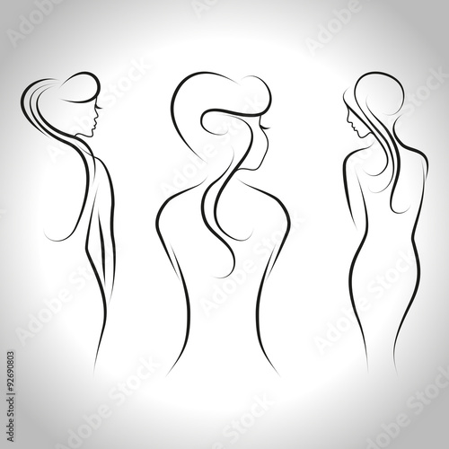 sitting women