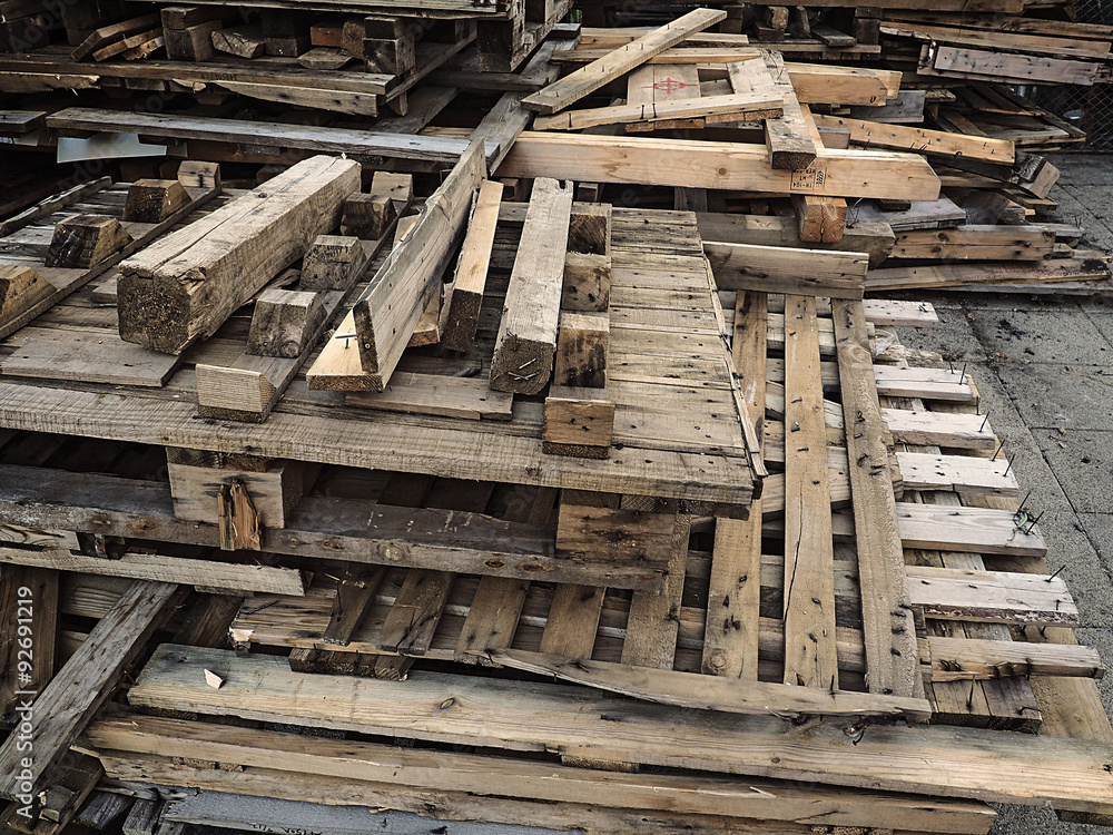Pile of wood /demolition 