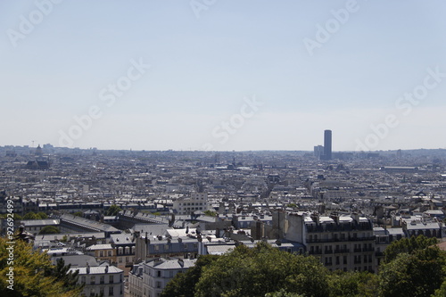 Paysage à Paris, vue depuis la butte Montmartre © Atlantis