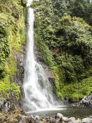 scenic waterfall in Bali