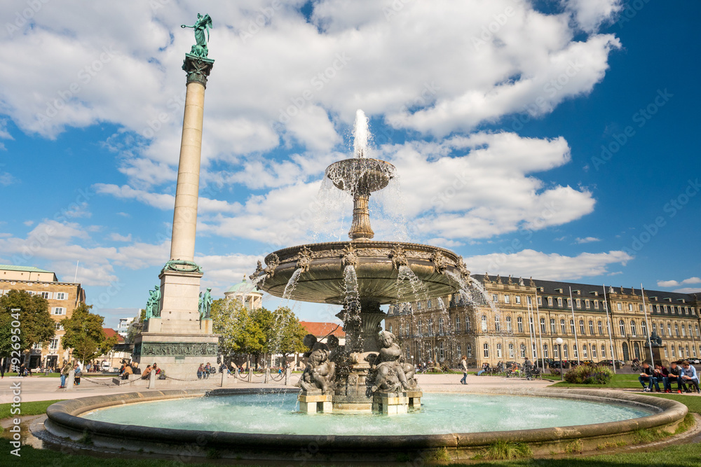 Fototapeta premium Schlossplatz Stuttgart