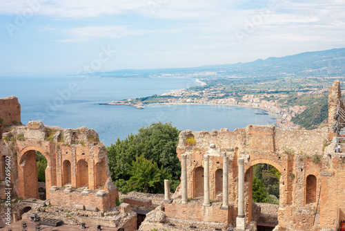 Taormina's theater in Sicily