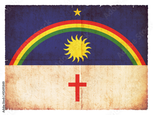 Bilde på lerret Grunge Flagge Pernambuco (Brasilien)