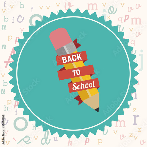 Back to school icons design 