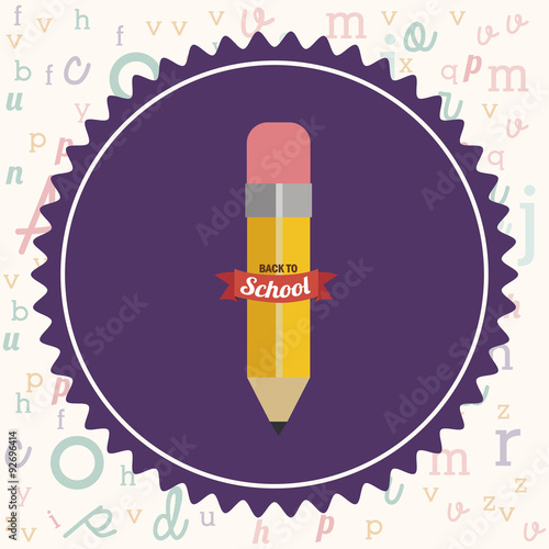 Back to school icons design 