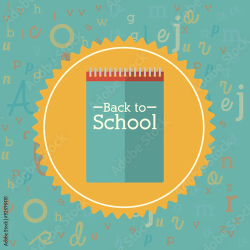 Back to school icons design 