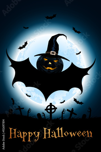 Grunge Halloween Party Background
