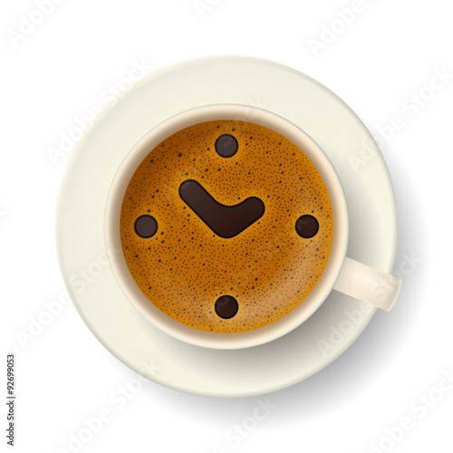 Cup of coffee at daytime