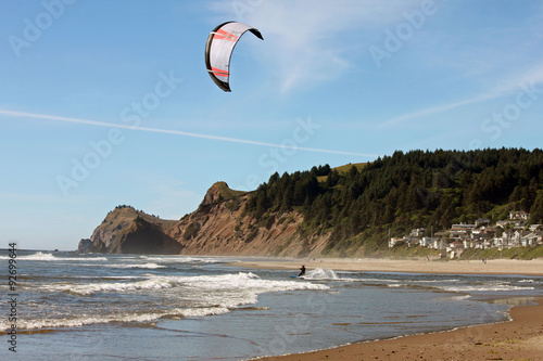 Kite Surfer in Lincoln City, Oregon