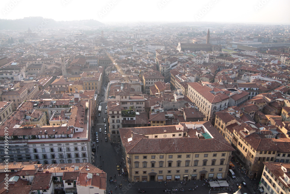Blick vom Dom Santa Maria del Fiore in Florenz