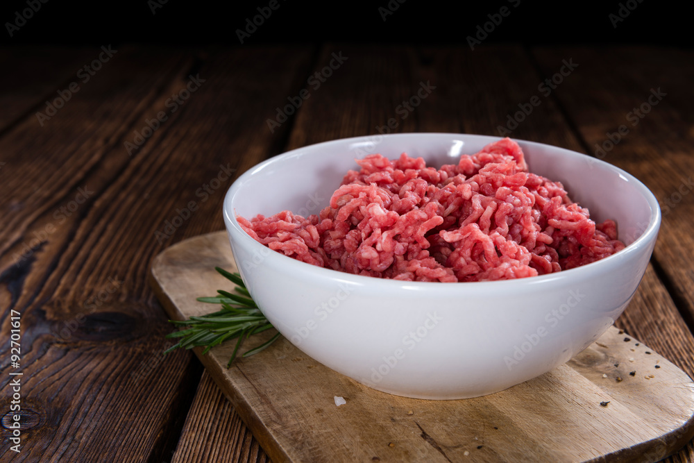 Portion of Minced Meat Portion of Minced Meat
