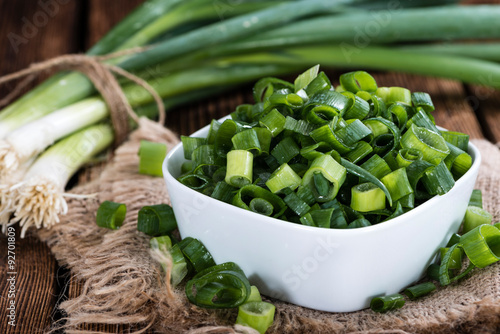 Canvas Print Scallions