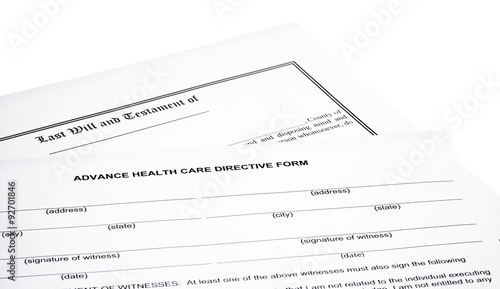 Last Will Medical Directive Tax Form © Pamela Au