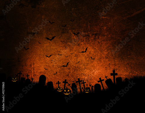 Grunge Halloween background
