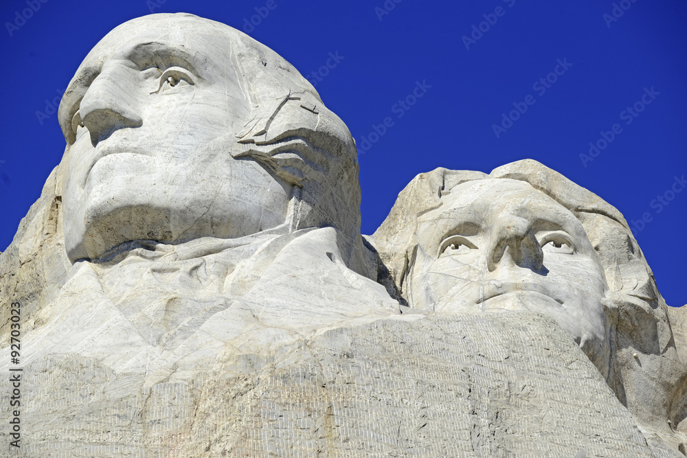 Mount Rushmore National Memorial, symbol of America located in the Black Hills, South Dakota, USA