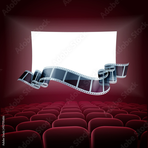 cinema auditorium with tape