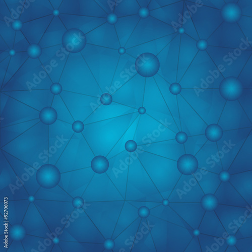 triangle circle abstract background