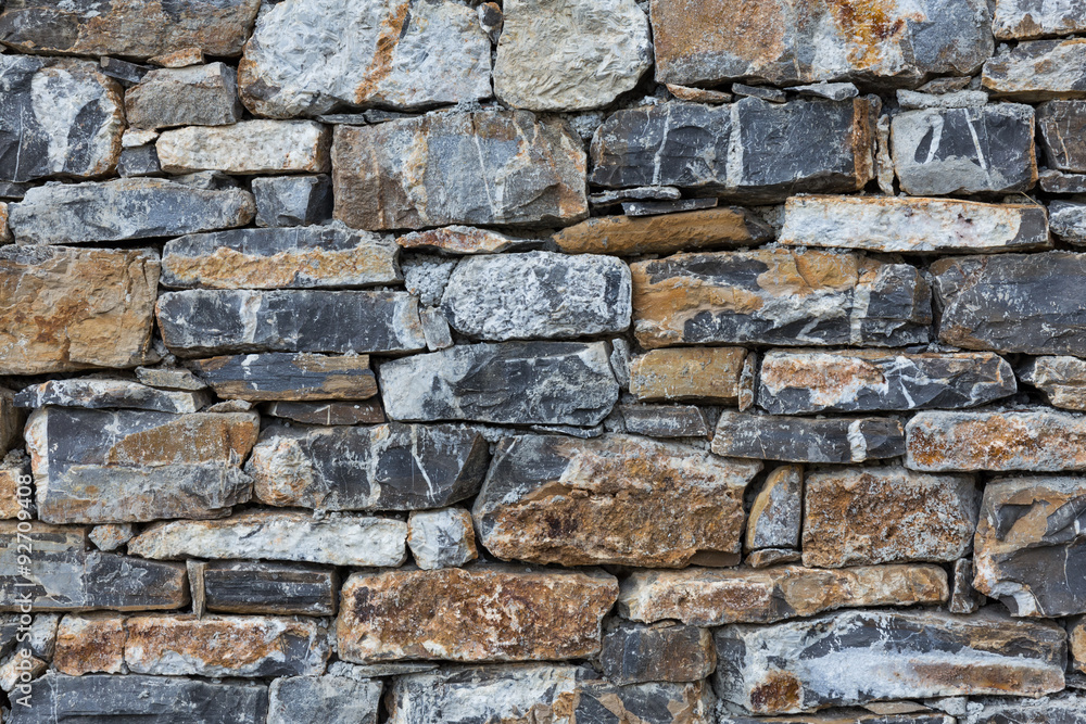 Fototapeta premium wall of stones as a texture